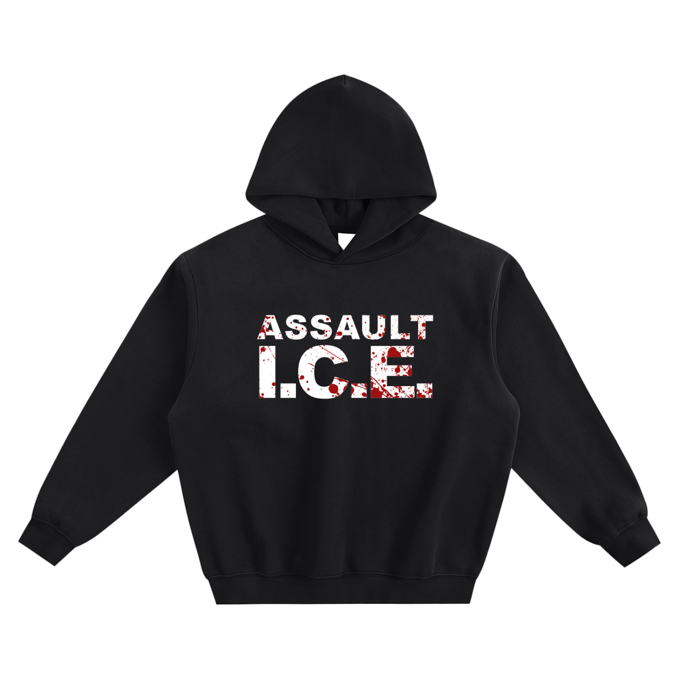 100 SERIES STUDIOS X SUPPORT CRIME (ASSAULT I.C.E.) HOODIE - OG SUPPORT CRIME COLORWAY