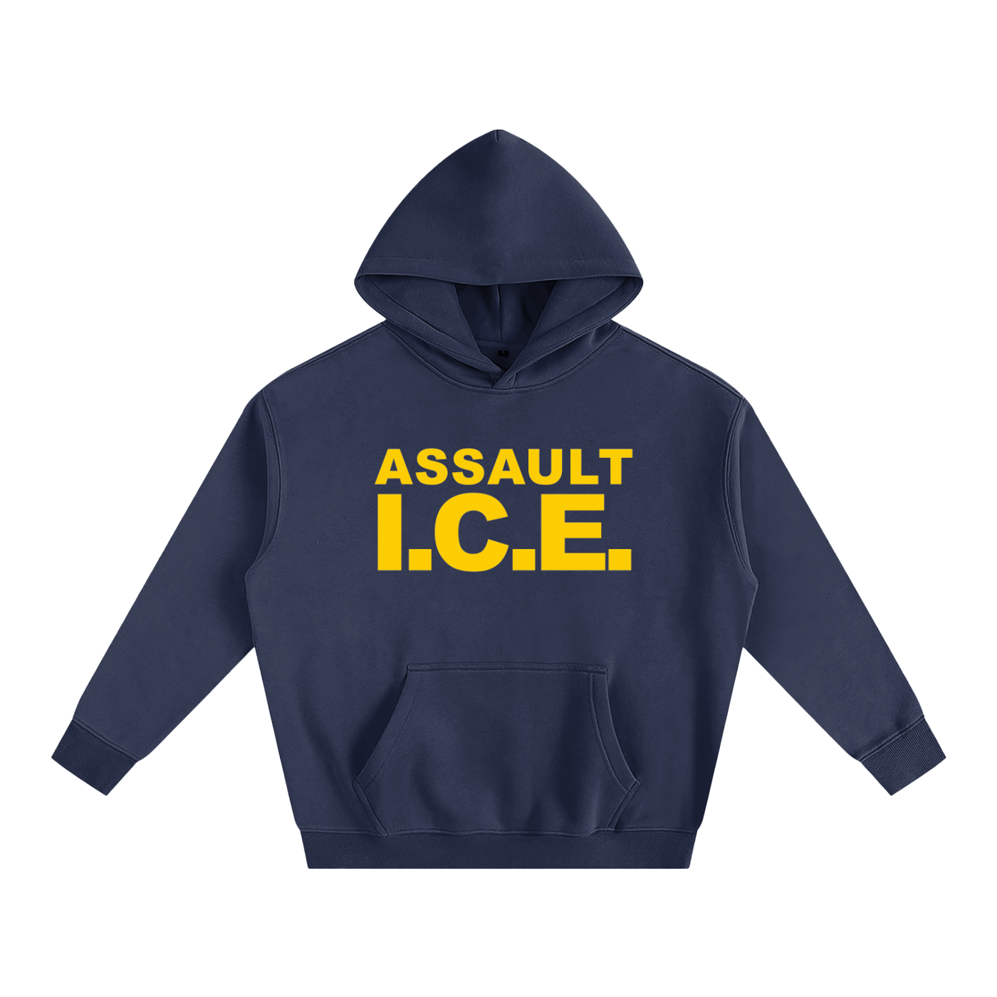 100 SERIES X SUPPORT CRIME - ASSAULT I.C.E. (NAVY HOODIE)
