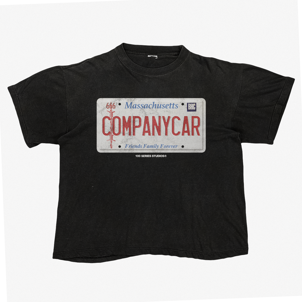 100 SERIES STUDIOS X COMPANY CAR (BLACK TEE)