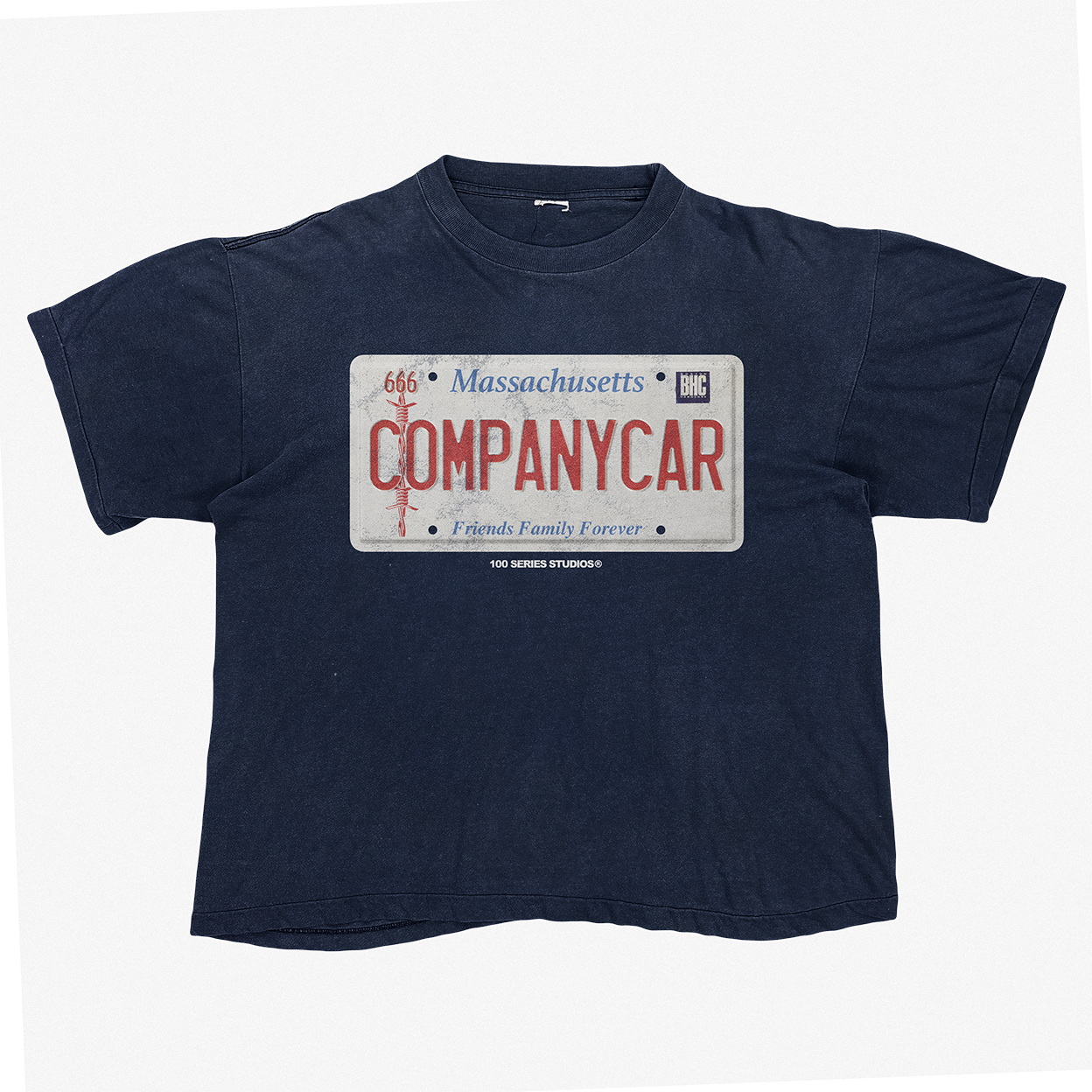 100 SERIES STUDIOS X COMPANY CAR (NAVY TEE)