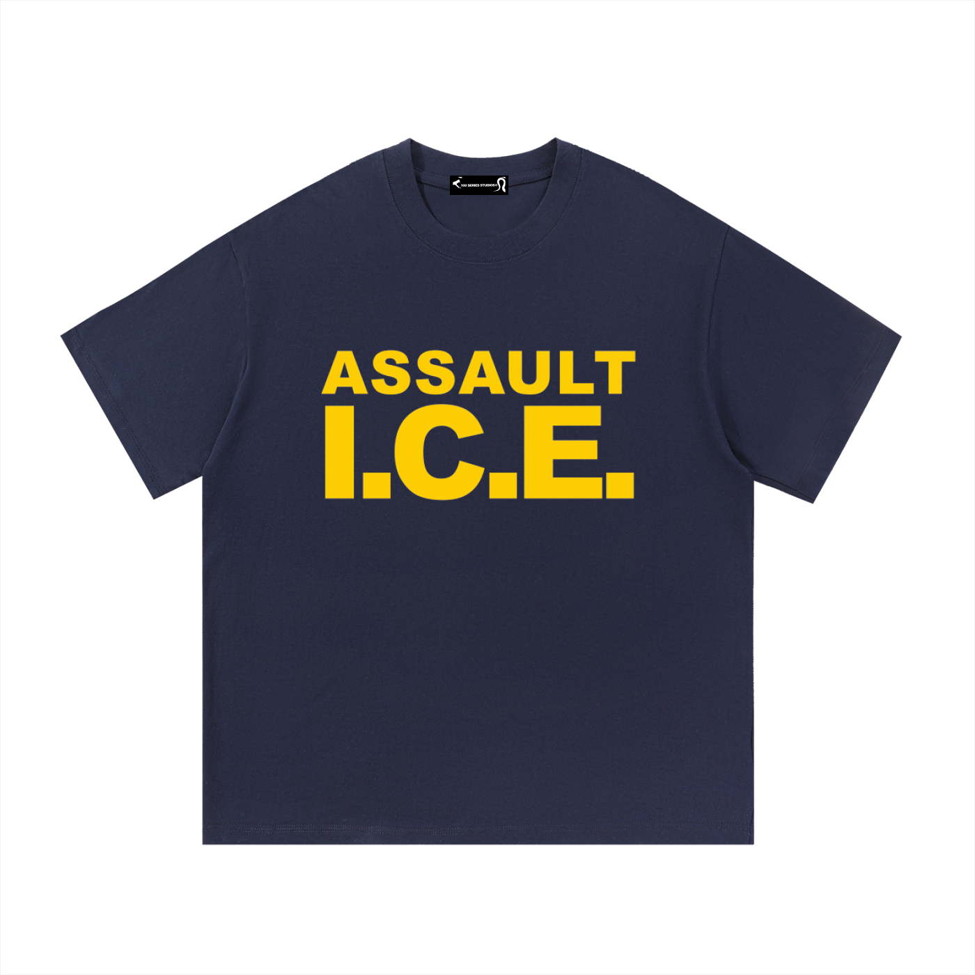 100 SERIES STUDIOS X SUPPORT CRIME (ASSAULT I.C.E.) SHIRT